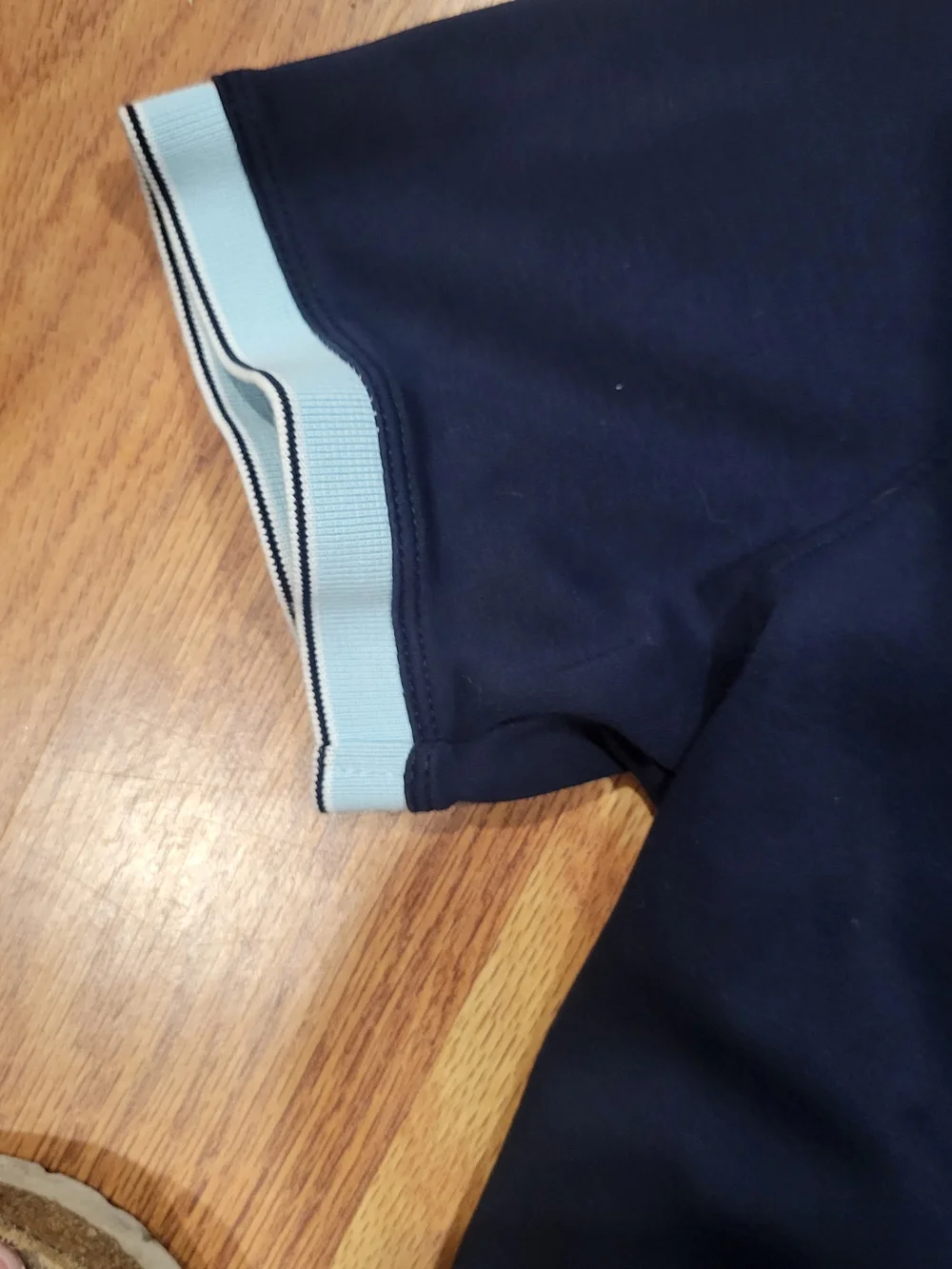 Banana Republic Navy Polo with Light Blue Trim